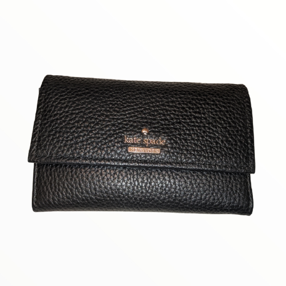 Kate spade leather trifold wallet